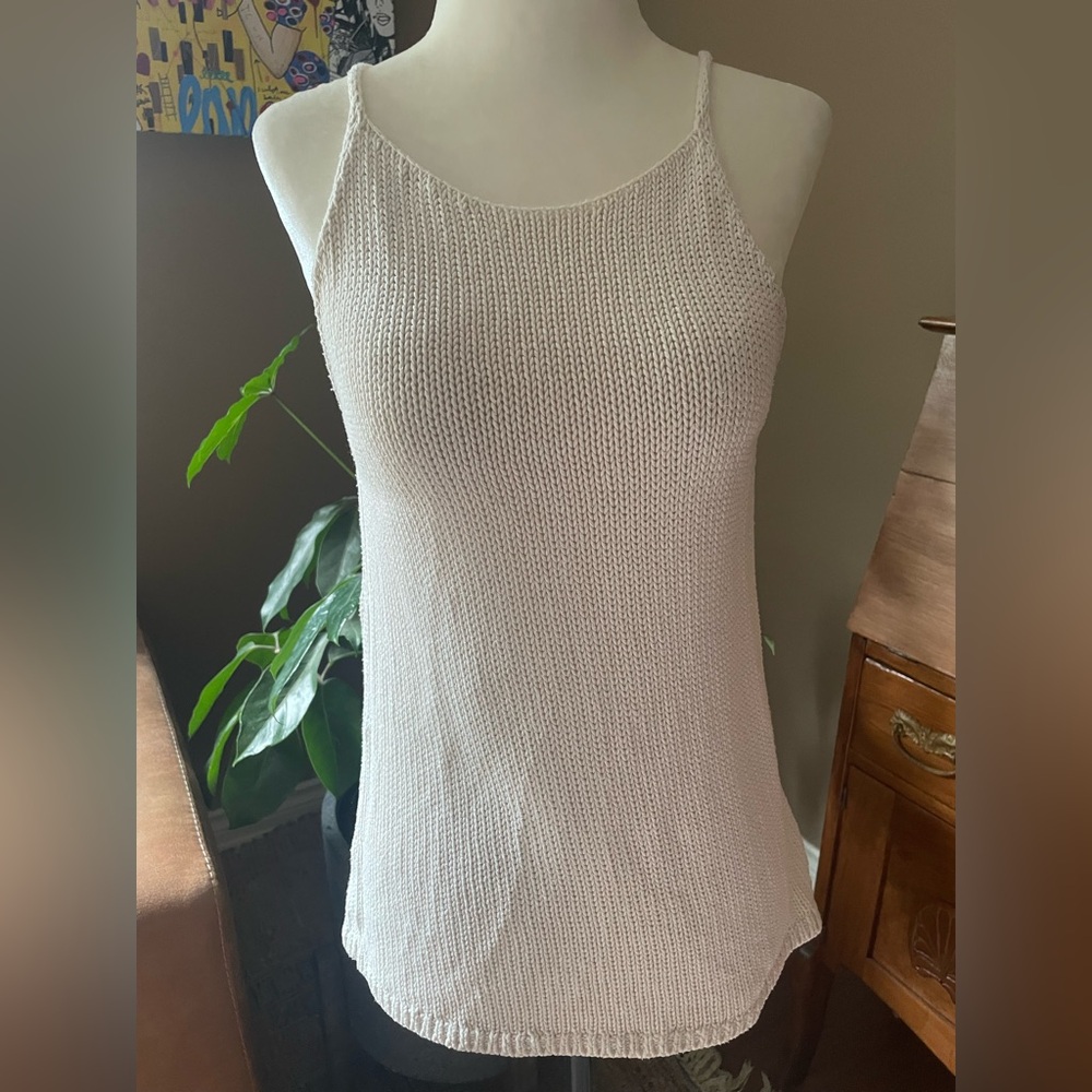 Banana Republic Cream Knit Top